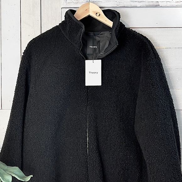 Theory Classon Fall Fleece Full Zip Jacket - Picture 10 of 12